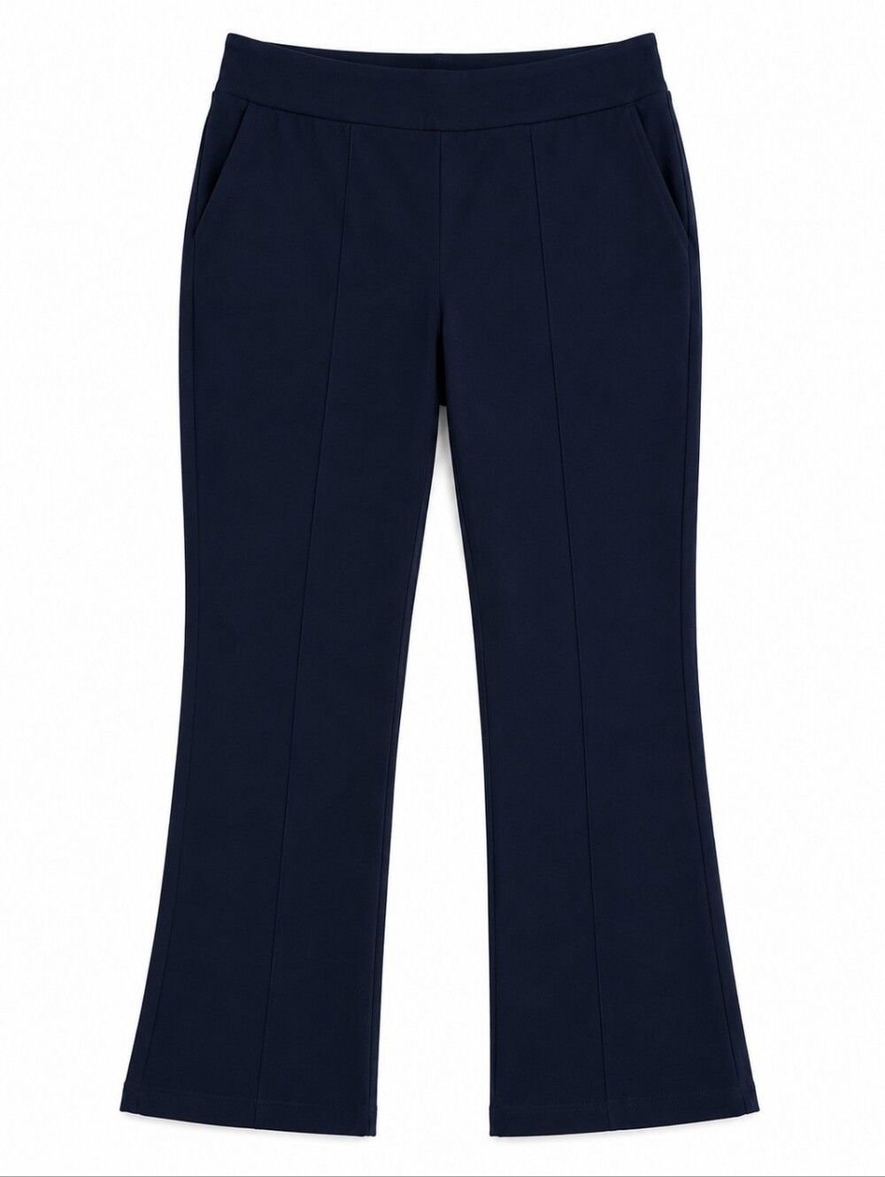 Athleta Women's Navy Pull-On Flare Leg Career Pants Size 22